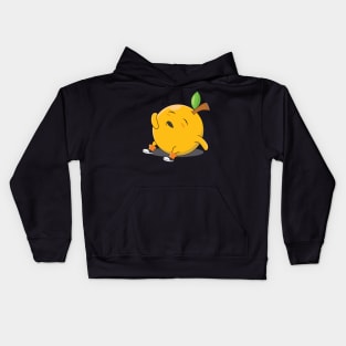 sleep orange Kids Hoodie